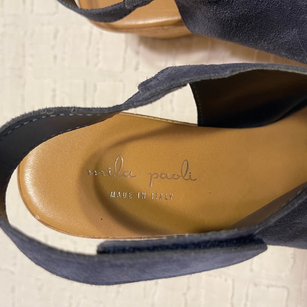 Mika paoli blue wedges - Picture 6 of 7